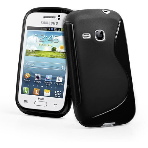  S silikonski ovitek Samsung Galaxy Young S6310 črn Slike