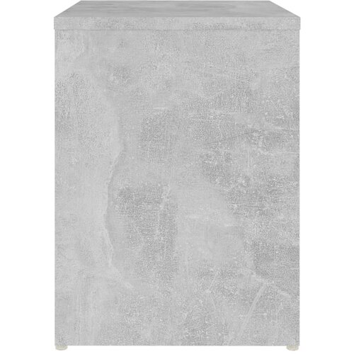  Noćni ormarići 2 kom boja betona 40x30x40 cm konstruirano drvo Slike