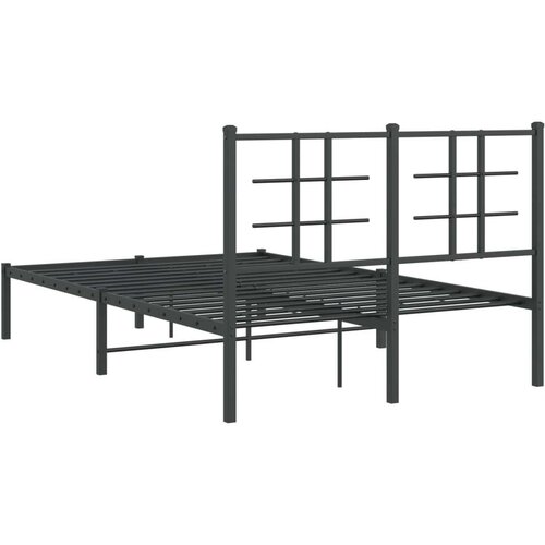  okvir za krevet s uzglavljem crni 120x190 cm Slike