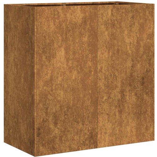 Maison Chic Cvetlični Lonec - Cvetlično korito Rusty 80x40x80 cm Vremensko odporno jeklo, (21789601) Cene