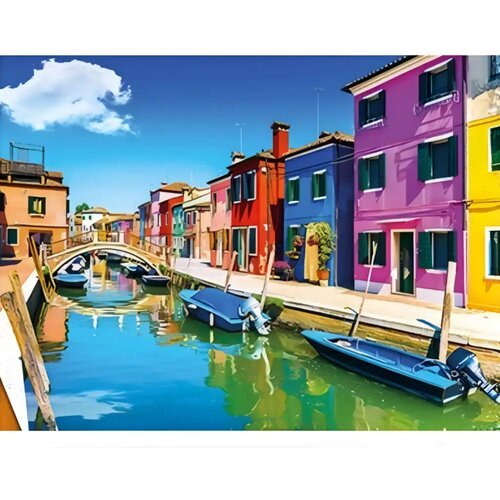 Magic Toys Dijamantna slagalica: Venecija dijamantni set za slikanje 30x40cm Slike