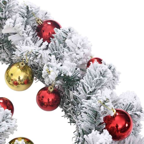  Božićna girlanda s LED svjetlima zelena 10 m PVC Slike