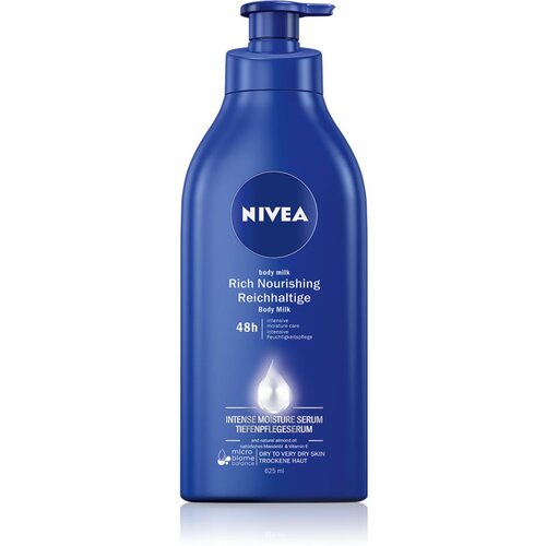 Nivea Body Milk Rich Nourishing vlažilen losjon za telo za suho kožo 625 ml za ženske Cene