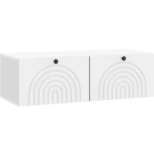 vidaXL TV ormar za zid 99 x 41 x 30 cm Bijela Konstruirano drvo - Bijela 98 x 41 x 30 cm Cijene