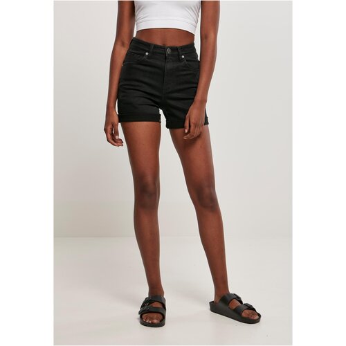 UC Ladies Women&amp;#039;s Organic Stretch Denim 5 Pocket Shorts, Black Washed Slike