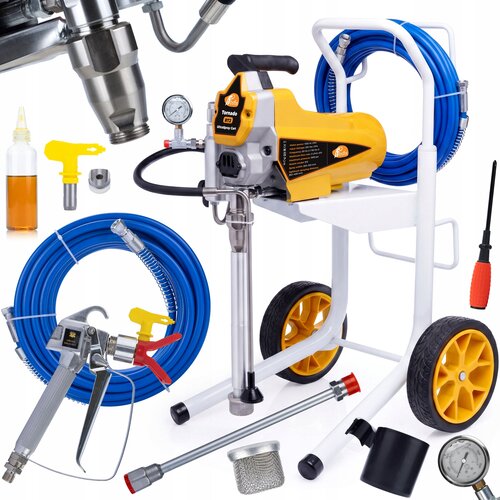 Rosfix Tornado RT2 UltraSpray Cart Brizgalna Naprava Na Vozičku &ndash; Mobilna Airless Enota | 1030W, 22 MPa, 2 L/min, &Scaron;oba 519, Cev 10m, (5000356528) Cene