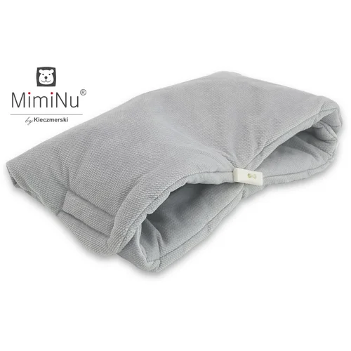 MimiNu rukavice za dječja kolica Velvet - Grey