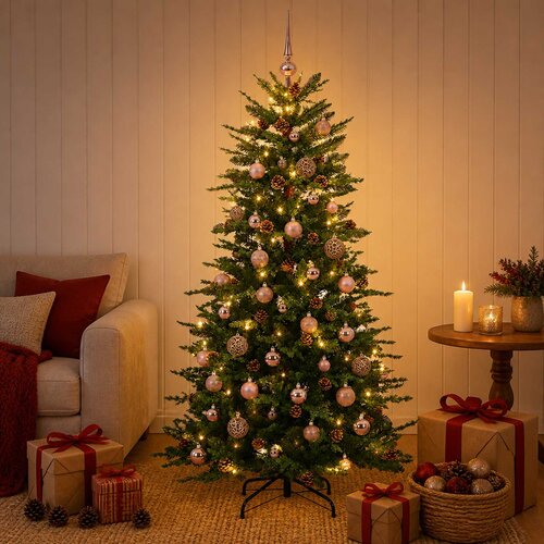  Umjetno božićno drvce s nogom PVC i metal Slike