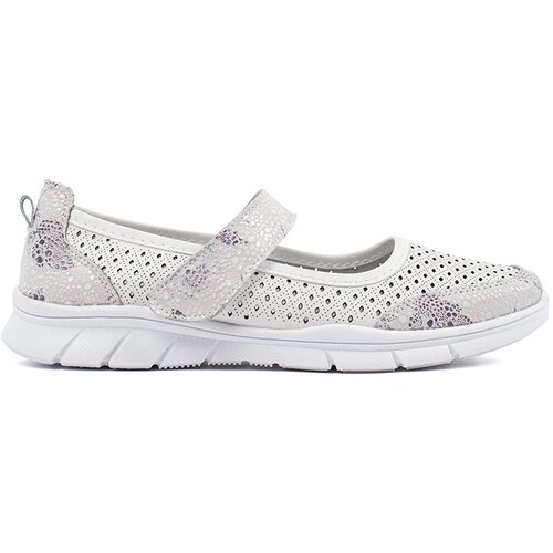 GOODIN White sports leather ballerinas Cijene