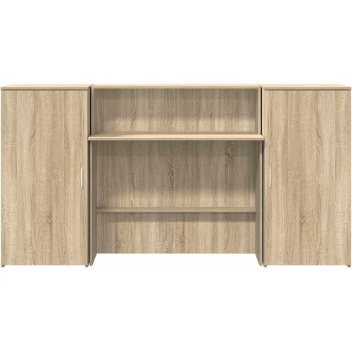  Recepcijski stol 200x50x103,5 cm od konstruiranog drva Slike