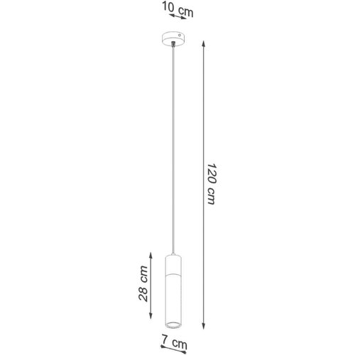  Sollux SL.0965 - Luster na sajli ZANE 1xGU10/40W/230V beton/drvo Slike