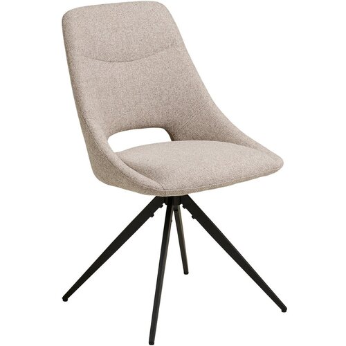 House Nordic Bež oblazinjen jedilni stol Dokka – Cene