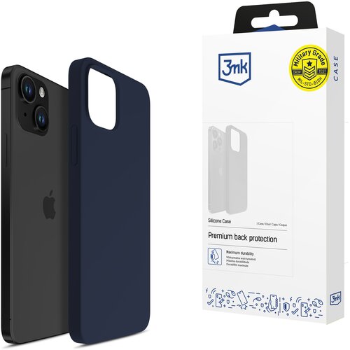 3mk SILIKONSKI OVITEK TEMNO NAVY ZA APPLE IPHONE 15 PLUS OVITEK, (21969788) Cene