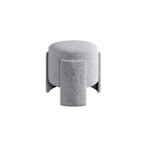 Atelier Del Sofa Ash - Grey Grey Pouffe Cene