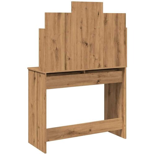  Toaletni stolić s ogledalom Artisan hrast 96x39x142 cm Slike