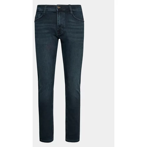 Mustang Jeans hlače Oregon 1013710 Mornarsko modra Slim Leg