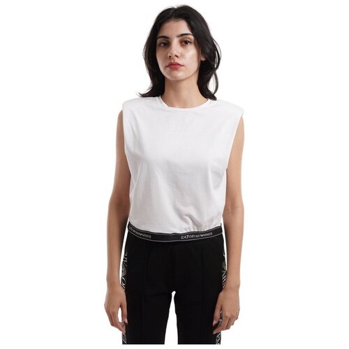 Emporio Armani Majice s kratkimi rokavi Ea7 Bela Cene