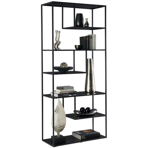 CARRYHOME regal 85/188/35 cm črna Cene