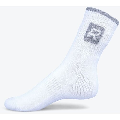 Rang Ženske čarape Classic Middle Chubby, Bele Slike