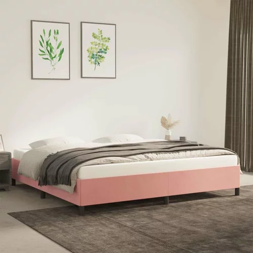  za krevet ružičasti 200x200 cm baršunasti