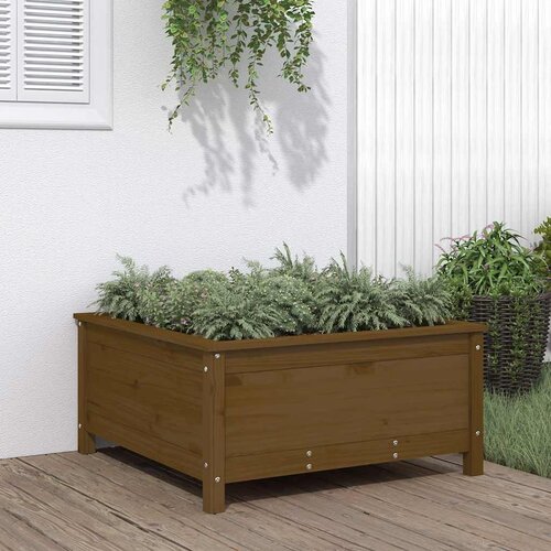  Vrtna sadilica boja meda 82,5 x 82,5 x 39 cm masivna borovina Cijene