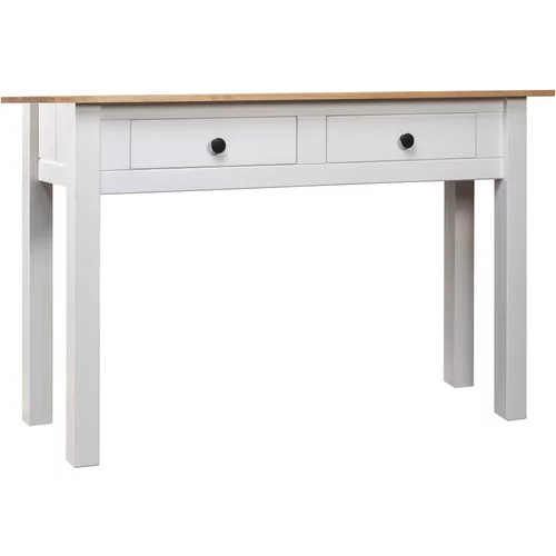  Konzolni stol od borovine bijeli 110x40x72 cm asortiman Panama