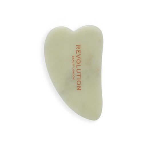 Revolution pripomoček za masažo obraza - Green Jade Gua Sha Cene