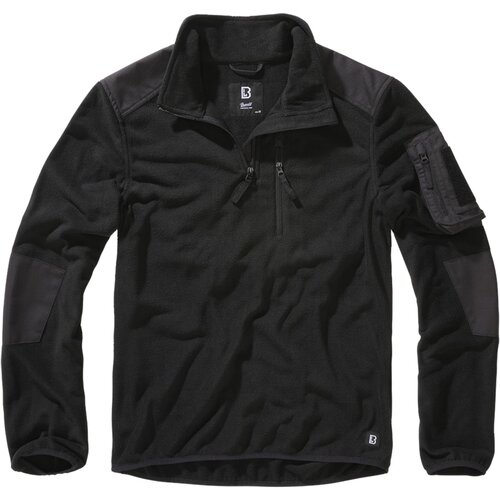Brandit Fleece Troyer Ripstop black Cene