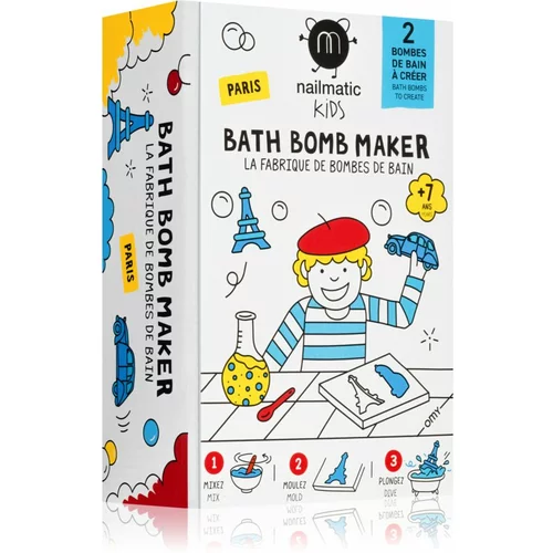 Nailmatic Bath Bomb Maker set za izdelavo šumečih kroglic za kopel Paris