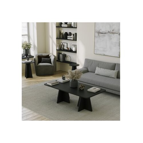 Hanah home Mushroom - Black klubska mizica, (21270139) Slike