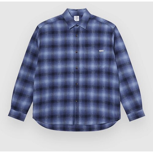 Polar Skate Mitchell Shadow Check Srajca blue Slike