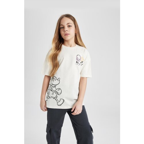 Defacto girls Disney Mickey & Minnie Oversize Fit Short Sleeve T-shirt Slike