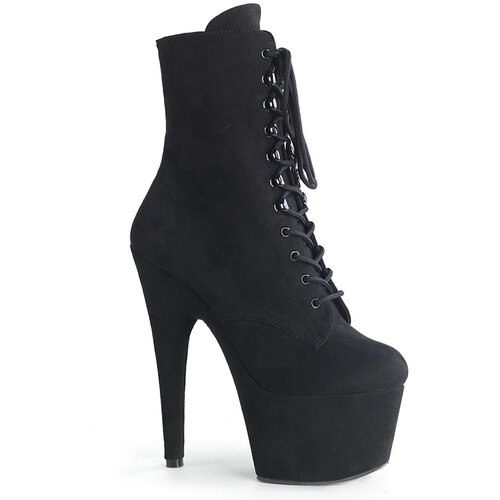Pleaser USA Pleaser Adore-1020FS Blk Faux Suede/Blk Faux Suede Slike