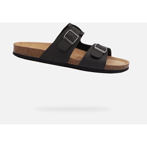 Geox Black men's slippers Ghita - Men's Cene