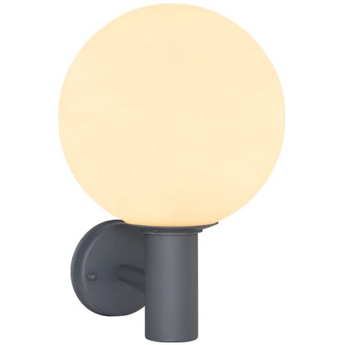 Globo Vanjska zidna svjetiljka Ossy (15 W, &amp;Scaron; x V: 25 x 37 cm, Promjer: 25 cm, Bijela, IP44) Slike