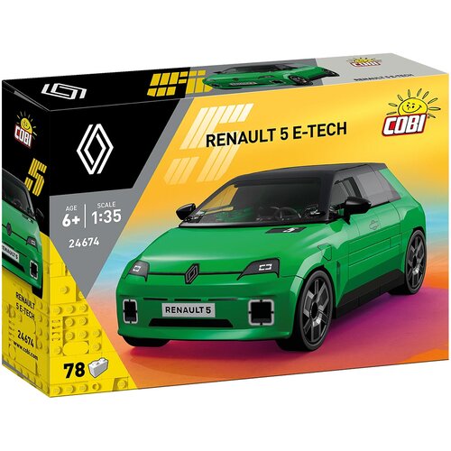 Cobi Toys COBI: Renault 5 E-Tech zeleni avto - komplet za sestavljanje (24674) Cene