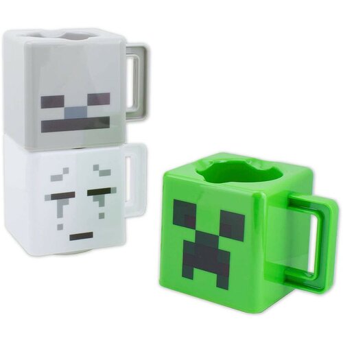 Paladone šolja minecraft - set of 3 stacking mugs Slike
