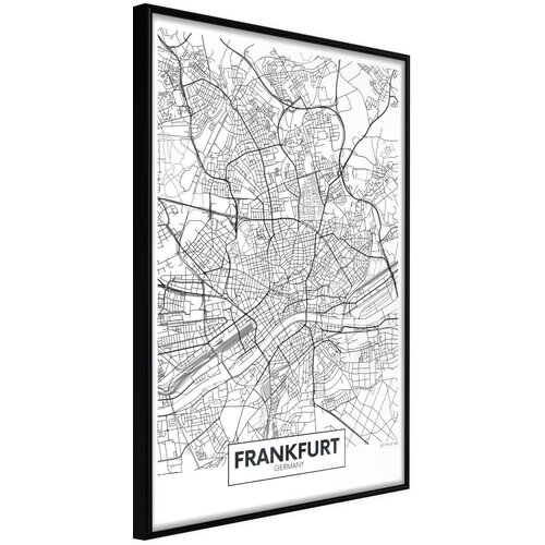  Poster - City map: Frankfurt 30x45 Slike