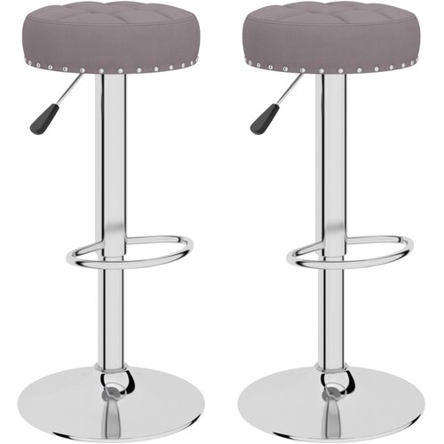vidaXL Barski stolčki 2 kosa taupe blago, (20968036) Cene