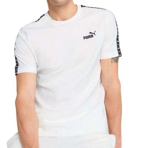 Puma Mu&amp;scaron;ka majica Ess Tape Tee, Bela Slike
