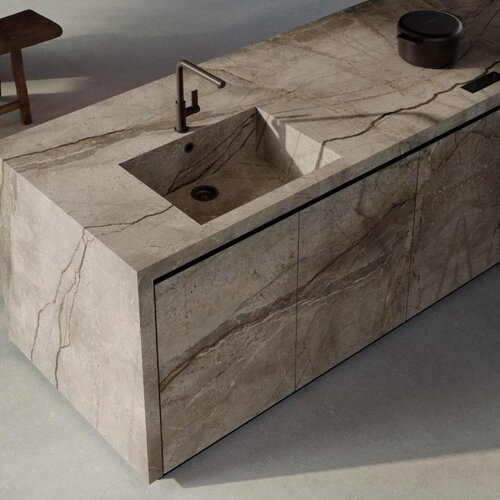 Marazzi grande stone look 1600x3200 rett silver root satin 3d ink MM19 Slike