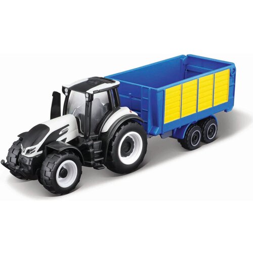Maisto traktor 8 cm s prikolico Fendt, MF, Valtra, NH sort Slike