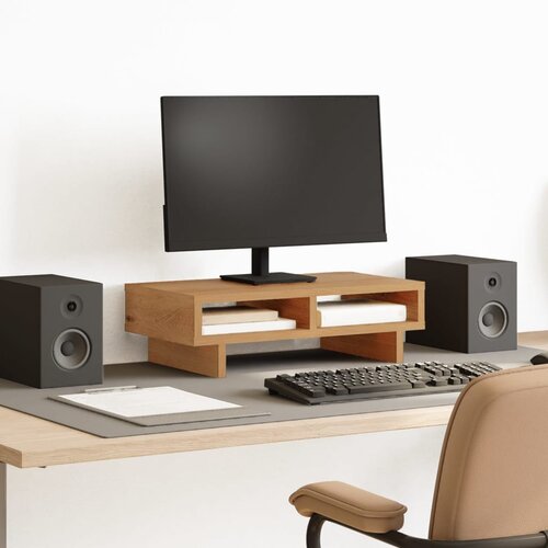 vidaXL Stojalo za monitor artisian hrast 50x27x15 cm inženirski les Cene