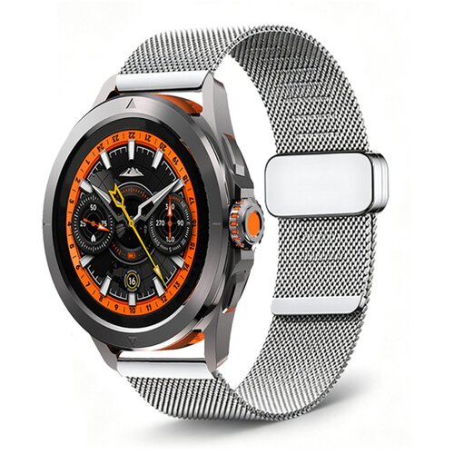 INF Združljiv pa&amp;scaron;ček za Xiaomi Watch S4 41mm, 22mm Milanese Silver, (5000505957) Slike