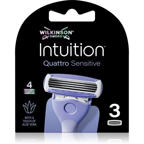 Wilkinson Sword Intuition Quattro Sensitive nadomestne glave 3 kos Cene