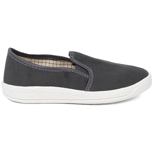 Shelvt Simple gray sneakers with elastic inserts for boys Slike