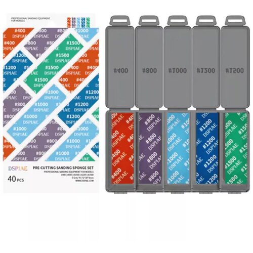 Dspiae pre-cutting sanding sponge set DS3-S01 Slike
