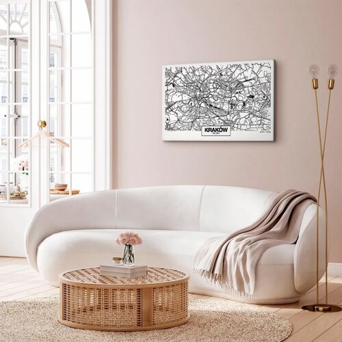  Slika - City Plan: Krakow (1 Part) Wide 120x80 Standard Slike