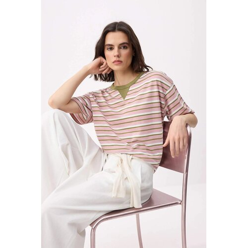 TRENDYOLMILLA Ženska majica TWOSS26TS00051, Roze Cene