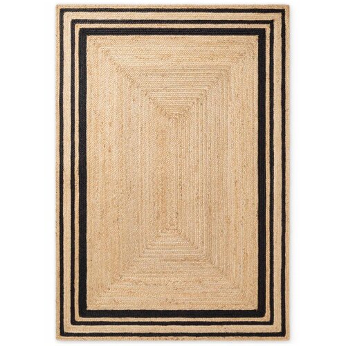 Hanse Home Crni/u prirodnoj boji obostrani/ručno rađen juten tepih 80x150 cm Looma &amp;ndash; Slike